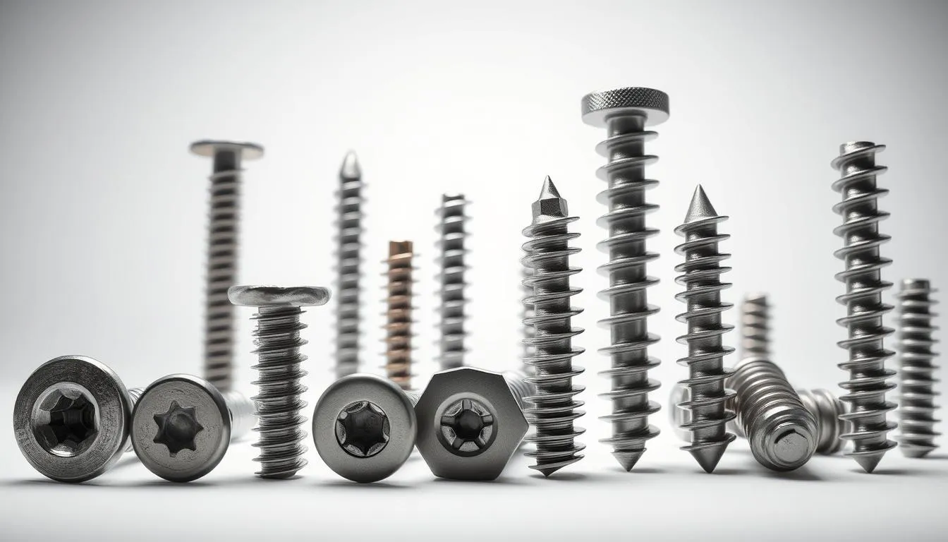 ประเภทของสกรู