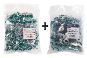 ภาพสินค้า ตะปูตอกสังกะสีพร้อมแหวนสังกะสี จากแคตตาล็อก Makusu ปี 2567